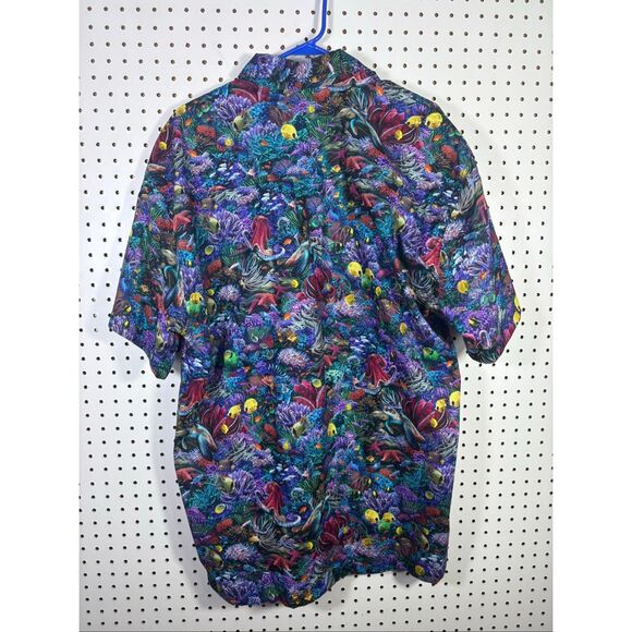 High Seas Trading Company ocean floor wonders button down shirt size XL - Picture 2 of 4
